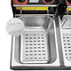 WeChef Commercial Deep Fryer 24L Dual Baskets 110V 5000W Black