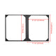WeChef Menu Covers Pack(5ct) 2-Holder PU Leather 8.5x11