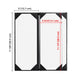 WeChef Menu Covers Pack(5ct) 4-Holder PU Leather 4.25x11
