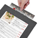 WeChef LED Table Tent Cafe Bar Menu Cover PU Leather 5.5x8.5in