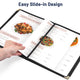 WeChef Menu Covers Pack(30ct) 10-View Plastic 8.5x11