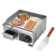 WeChef Griddle Electric Flat Top Grill 14 inch 1,500W 110V