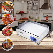 WeChef Griddle Electric Flat Top Grill 24 inch 2,500W 110V