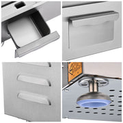 WeChef Griddle Electric Flat Top Grill 22 inch 3,000W 110V