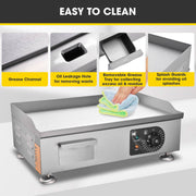 WeChef Griddle Electric Flat Top Grill 22 inch 3,000W 110V