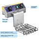 WeChef Commercial Deep Fryer with Drain 12L 110V 1500W