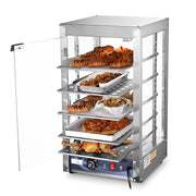 WeChef Commercial Pizza Food Warmer Countertop Display 5 Tier 15x15x28