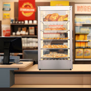 WeChef Commercial Pizza Food Warmer Countertop Display 5 Tier 15x15x28