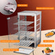 WeChef Commercial Pizza Food Warmer Countertop Display 5 Tier 15x15x28