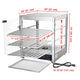 WeChef Commercial Pizza Food Warmer Countertop Food Display 3 Tier