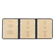 WeChef Menu Covers Pack(30ct) 6-View Plastic 8.5x11 Triple-Fold