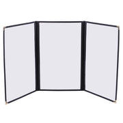 WeChef Menu Covers Pack(30ct) 6-View Plastic 8.5x14 Triple-Fold