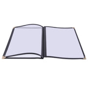 WeChef Menu Covers Pack(30ct) 6-View Plastic 8.5x14