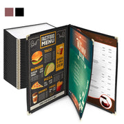 WeChef Menu Covers Pack(30ct) 6-View Plastic 8.5x14