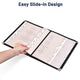 WeChef Menu Covers Pack(4ct) 8-View Plastic 8.5x11