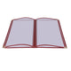 WeChef Menu Covers Pack(40ct) 8-View Plastic 8.5x14