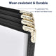 WeChef Menu Covers Pack(40ct) 8-View Plastic 8.5x14