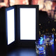 WeChef LED Menu Cover Pack(4ct) 2-Holder PU Leather 5.5x11in
