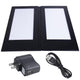 WeChef LED Menu Cover 2-Holder PU Leather 5.5x11in