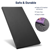 WeChef LED Menu Cover Pack(4ct) 2-Holder PU Leather 5.5x11in