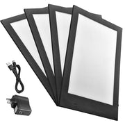 WeChef LED Bill Folder Pack(4ct) Check Presenter 8.5x14in