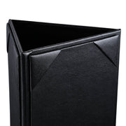 WeChef Table Tent Menu Holder Pack(10ct) 3-Side PU Leather 4x6