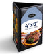 WeChef Table Tent Menu Holder Pack(20ct) 3-Side PU Leather 4x6