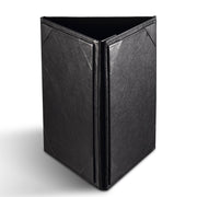 WeChef Table Tent Menu Holder Pack(10ct) 3-Side PU Leather 5x7