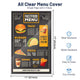 WeChef Menu Covers Pack(30ct) 2-View Plastic