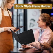 WeChef Menu Covers Pack(5ct) 2-Holder PU Leather 8.5x11