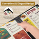 WeChef Menu Covers Pack(5ct) 2-Holder PU Leather 8.5x11