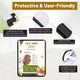 WeChef Menu Covers Pack(30ct) 2-View Plastic PU Leather Trim 8.5x11in
