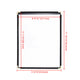 WeChef Menu Covers Pack(30ct) 2-View Plastic PU Leather Trim 8.5x11in