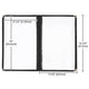 WeChef Menu Covers Pack(30ct) 8-View Plastic 8.5x14
