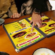 WeChef Menu Covers Pack(30ct) 8-View Plastic 8.5x14