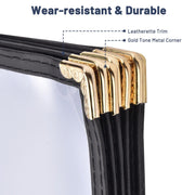 WeChef Menu Covers Pack(30ct) 14-View Plastic 8.5x14