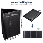 WeChef Table Tent Menu Holder Pack(5ct) 3-Side PU Leather 5x7