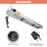 WeChef 43in Food Warmer Overhead Heater 1100W