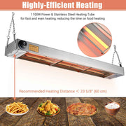 WeChef 36in Food Warmer Overhead Heater 1000W