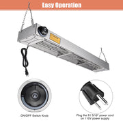 WeChef 36in Food Warmer Overhead Heater 1000W