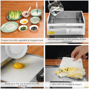 WeChef Rice Roll Steamer Cantonese Food Steamer +2 Trays